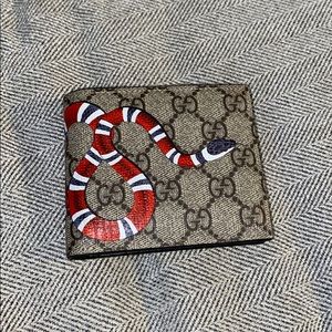 Gucci Snake Print Wallet